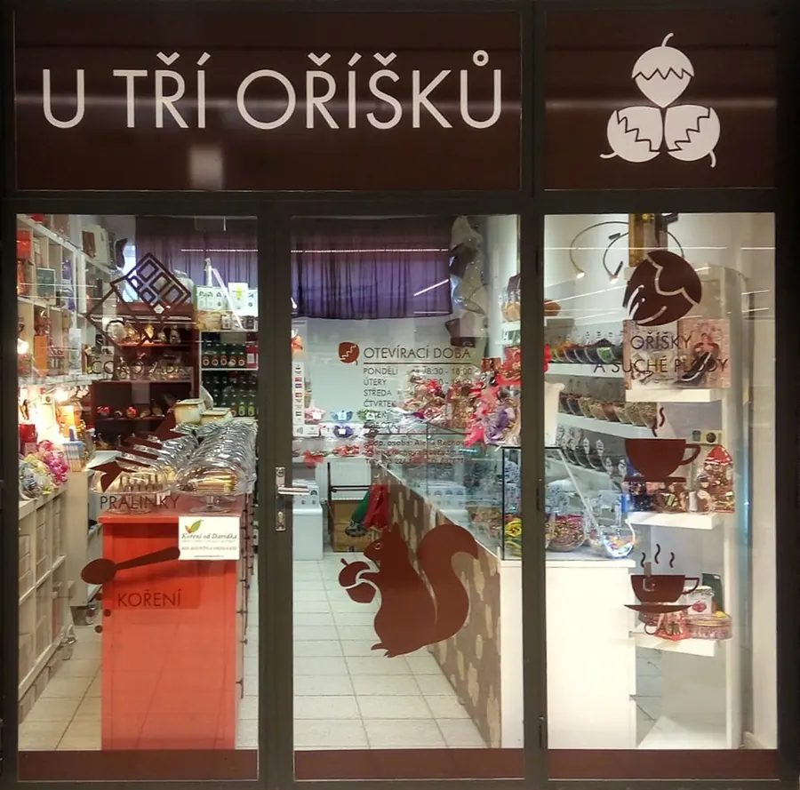 Obchůdek U Tří oříšků – Albert Brno-Šlapanice