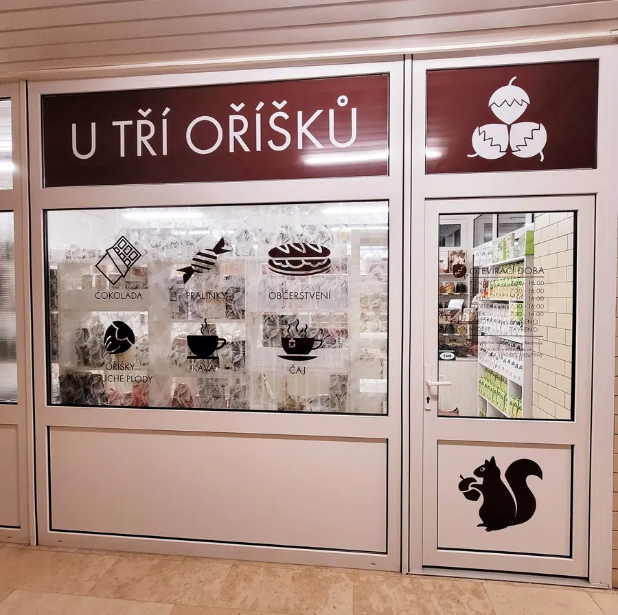 Obchůdek U Tří oříšků – Poliklinika Brno-Líšeň